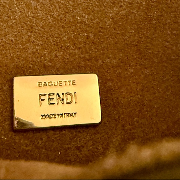 Authentic Fendi Hypnoteyes Micro Baguette in blue - Picture 8 of 9